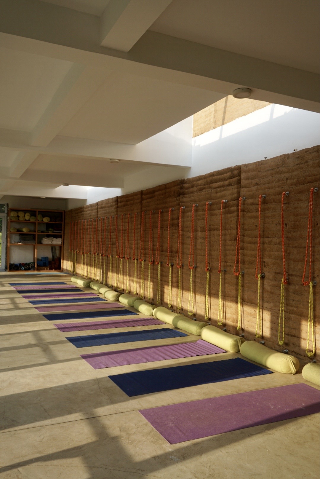 Yoga practice space at Vishuddhi Alaya retreat in Nepal